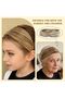 Women's wrinkled wide elastic headband, stylish elastic knot headband, non-slip wide headband for sports, running, and yoga (copper gold). - 4