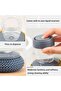 6x Dish Brush with Soap Dispenser and Holder - Kitchen Brush for Dishes and Pans - 3