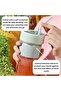 Portable blending cup, 500ml cordless juicer, USB-C charging port, personal smoothie and cream blender. - 3