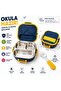 304 Stainless Steel 3 Compartment Children's Lunch Box Leakproof Lunch Box Including Spoon and Fork 17 cm