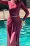 Burkin Set of 4 Swimsuits Plum - 2