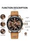 BY Watch for Men Silver Stainless Steel Mens Watches 30M Waterproof Analog Quartz Movement Wrist Watch Gifts for Men - 7