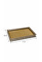 Moon Beige Cream Detailed Decorative Gold Glitter Luxury Presentation and Serving Tray 41X29 cm - 4