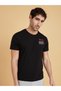 NASA Slogan Print Round Neck T-shirt and Shorts Set - 3