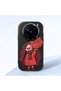 Vivo X200 Pro Compatible Case Camera Protector Black Silicone Couple Phone Case Girl Patterned