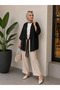 Women's Aerobin Wide Sleeve Belted Oversize Kimono - 4