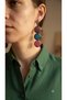 Handmade 3-Color Wooden Special Design Earrings - 4