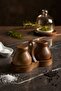 Akasya Noir Salt and Pepper Shaker Set with Stand