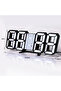 3D LED Digital Clock Wall Decoration Glow Night Mode Decoration for Bedroom Adjustable Electronic Wa - 6