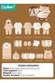 26PCS Newborn Baby Gifts Set, Newborn Layette Gift Set, Baby Clothes Accessories Set for Boys and Girls, Premium Cotton, Perfect Gift Box with Beautifully Suitcase for Spring Summer Autumn Winter - 8