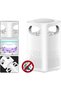 USB Rechargeable Mosquito Killing Lamp Indoor Electric Mosquito Trap with 360° UV LED Light Silent Operation Chemical-Free Insect Killer Portable Fly Bug Catcher for Bedroom Living Room O - 7