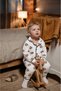 Teddy Bear Printed Children's 100% Cotton Pajama Set - 4