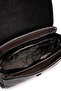 Men's Genuine Leather Black Messenger Bag - 6