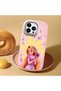 Pink Silicone Case with Shock-Absorbing Camera Protections, Compatible with iPhone 13 Pro - 2