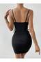 Tulle Eyelet Trim Mini Dress - 4