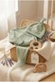 Newborn Baby Organic Cotton Swaddle Hospital Release 3-Piece Set Premium Set with Gloves and Hat - 4