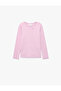 Bow-Tie Cotton Long Sleeve Crew Neck T-Shirt - 5