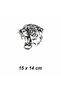 Gear Tiger Vehicle, Car, Auto, Motorcycle, Helmet, Laptop, Glass Sticker 15X14 cm - 5