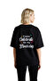 Birthday Celebration Written Printed Women's Oversize T-Shirt