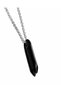 Black Geometric Tip Minimal Men's Necklace - 2