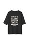 Women's Oversize Coffee Printed T-Shirt Humor Design Tricky Question Cup Detailed Casual Daily Modern Stylish - 2