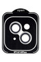 Iphone 14 pvd metal camera lens - silver - 2