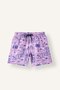 شورت سباحة بطبعة استوائية بقصة عادية I5062AX26HS