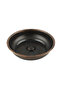 Copper Antique Embossed Patterned Ottoman Bath Bowl 20 cm Kurna Bowl Decorative Bathroom Accessory - 3