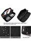 Large capacity double-layer black pencil case - 5
