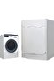 Two-piece washing machine cover set, thickened silver - 5