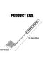 Corn cob peeler, stainless steel long handle, suitable for home kitchens, silver. - 5