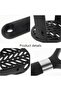 Foldable potato masher, kitchen utensil, suitable for fruits and vegetables, red. - 2