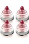 6-piece cake ring set, stainless steel, suitable for mousse, cookies and pastries, silver. - 4