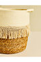 Beige Woven Grass & Paper Rope Planter with Waterproof Liner - XL - 5