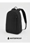Black Waterproof Everyday Backpack