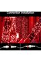 100m LED string lights red indoor/outdoor. - 2
