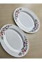 Porcelain Kayık Plate 2 Li 30X21Cm