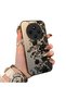 Redmi A4 Compatible Elegant Black Lace Flower Pattern Case, High Quality Matte Phone Case - 2