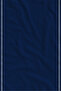 Minimal Navy Blue Thin Border Patterned 70X150 Beach Towel - Digital Printed Fade-Resistant Bath Towel - 3