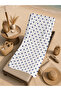 Minimal Navy Blue Polka Dot White Background Patterned 70X150 Beach Towel - Cotton Bath Towel - 3