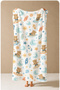 Colorful Octopus Seahorse Star Ocean Patterned 70X150 Beach Towel - Cotton Bath Towel