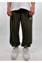 Star Embroidered All Seasons Wearable Adjustable Leg Loose Sweatpants - 4
