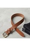 100% Genuine Leather Cognac Color Belt