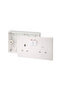 Socket with Switch 7X14 Double White Thai - Panasonic Panasonic