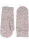 Be Your Own Style BYOS Unisex Winter Toasty Warm Solid Glitter Fleece Lined Knit Mitten Gloves - 2