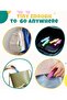 4-Pack Glow-in-Dark Mini LED Flashlight Portable Compact Gifts | Self-glow Function, Compa - 5