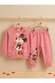 Girl's Seasonal Cotton Top and Bottom Children's Tracksuit Set Suitable for Kindergarten & Nursery - 5