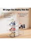 X-Large Shoe Storage Boxes Organizers Clear Plastic Stackable 12 Pack, Shoe Rack & Holder Sub - 2