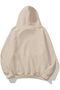 هوديز كبيرة الحجم من SAFRISIOR للنساء والرجال والأزواج، سترة بقلنسوة من الصوف الناعم بلون موحد - 2