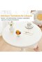 Round elastic tablecloth, gray, 120 cm in diameter - 2